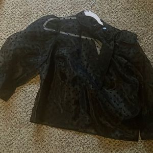 -BRAND NEW- Blouse see through by H&M- size large in women